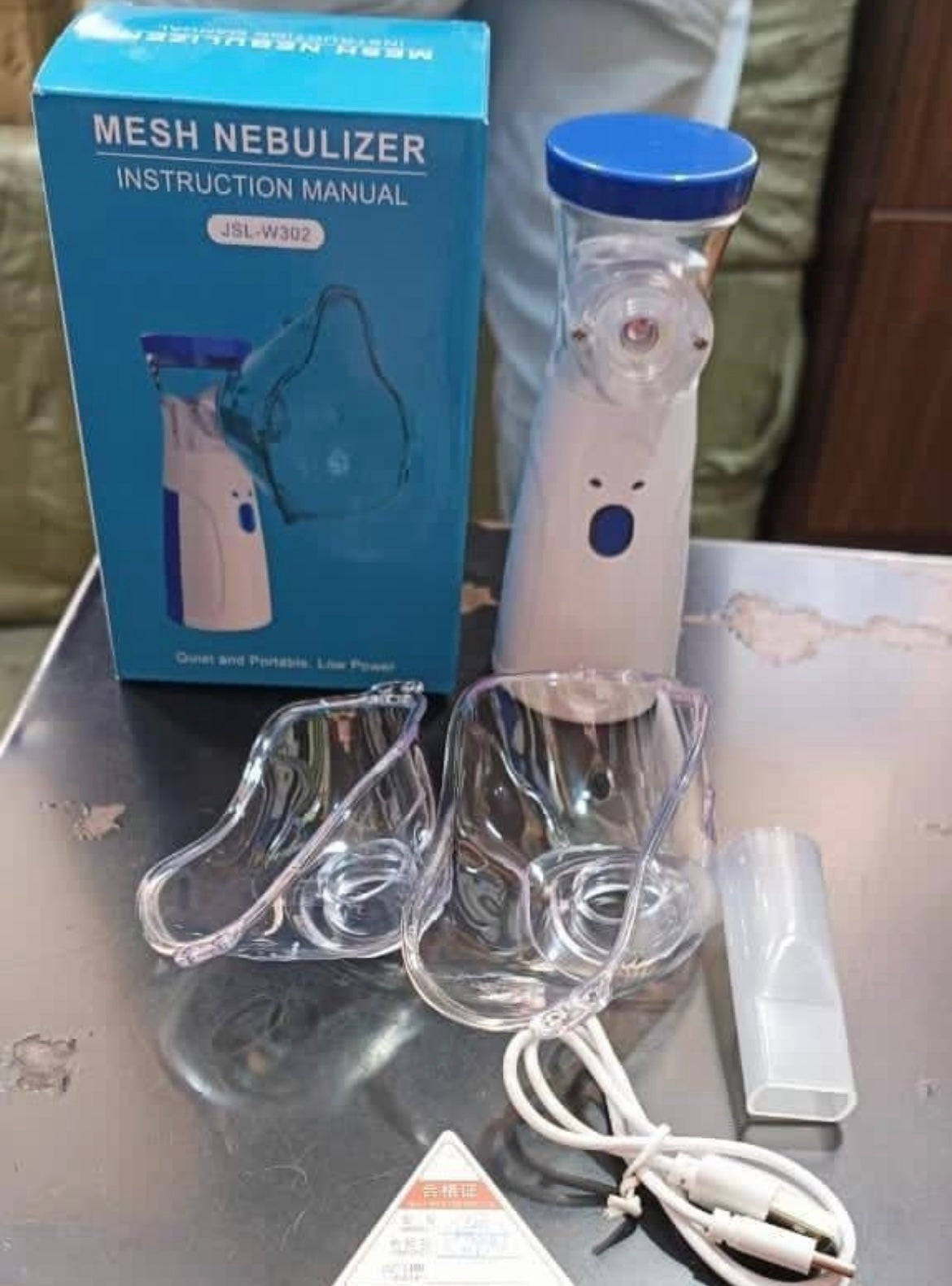 Siddocart Portable Nebulizer for Adults and Kids Travel and Household Use, Handheld Mesh nebulizer