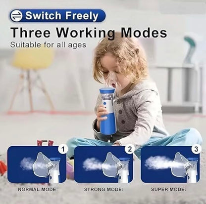 Siddocart Portable Nebulizer for Adults and Kids Travel and Household Use, Handheld Mesh nebulizer