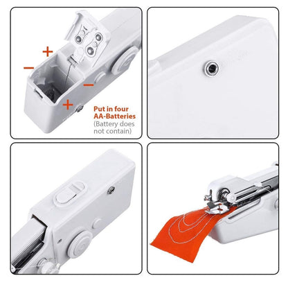 Siddocart Handheld Mini Sewing Machine — Portable, Electric & Easy to Use. Perfect for Quick Repairs and Home Tailoring Anytime!